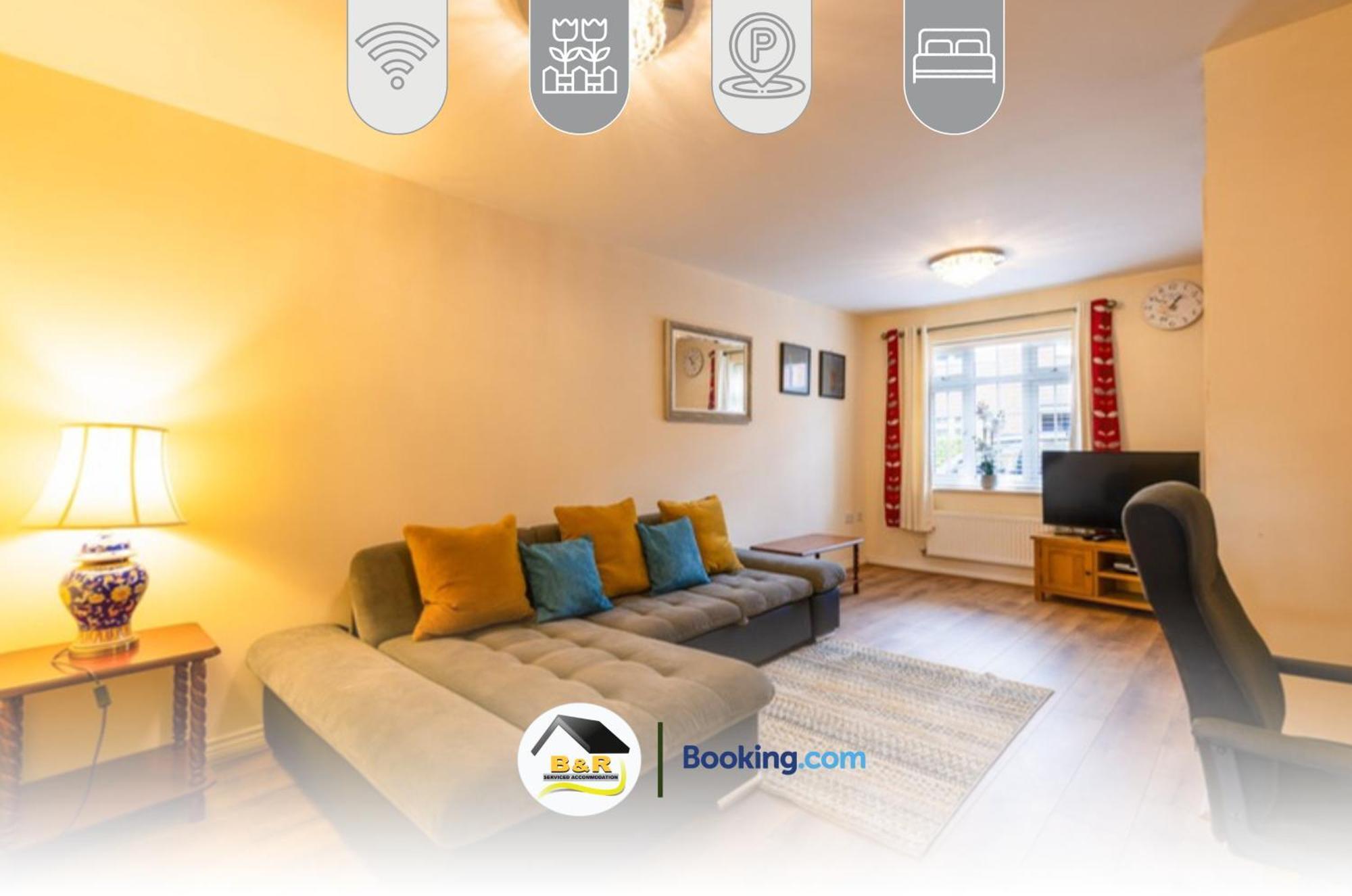 3 Bedroom House By B And R Serviced Accommodation Amesbury With Super Fast Wi-Fi 145Mbps Eksteriør billede